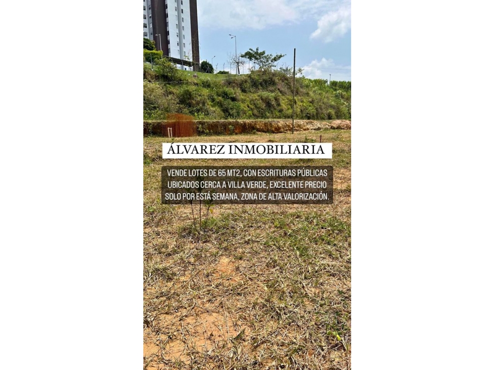 EN VENTA LOTES URBANOS, CON ESCRITURAS PÚBLICAS, PEREIRA, RISARALDA — foto 3