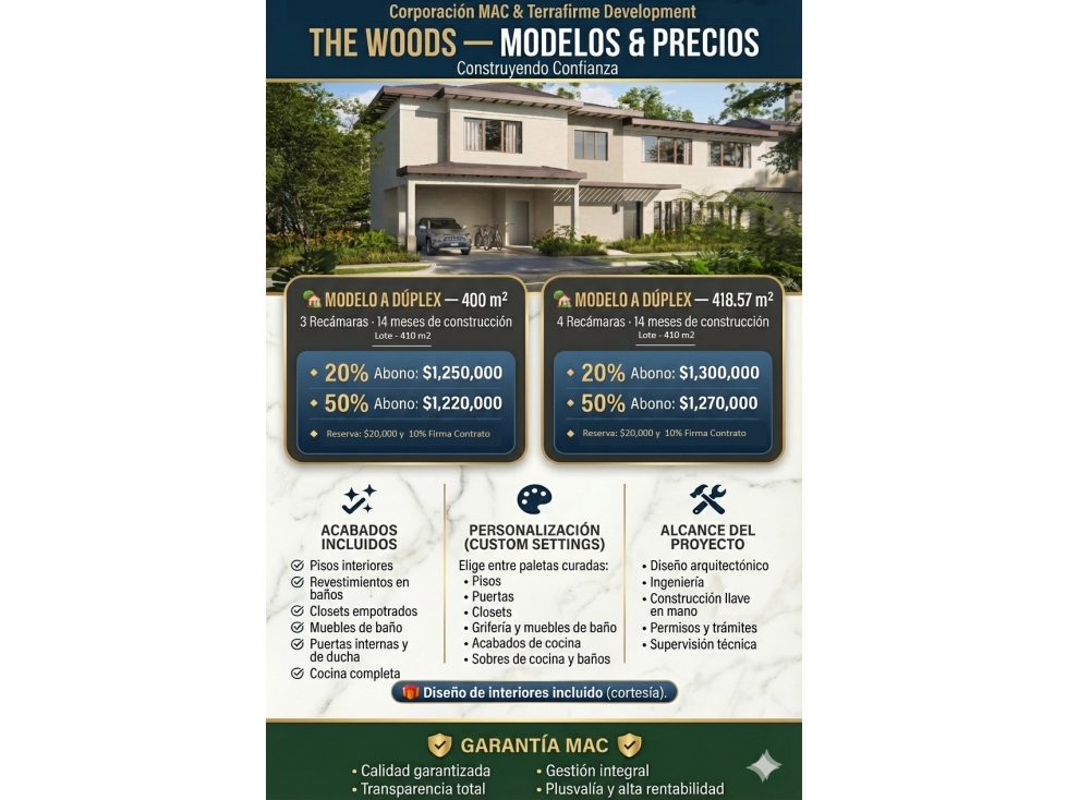Venta - Casa en The Woods, Santa Maria