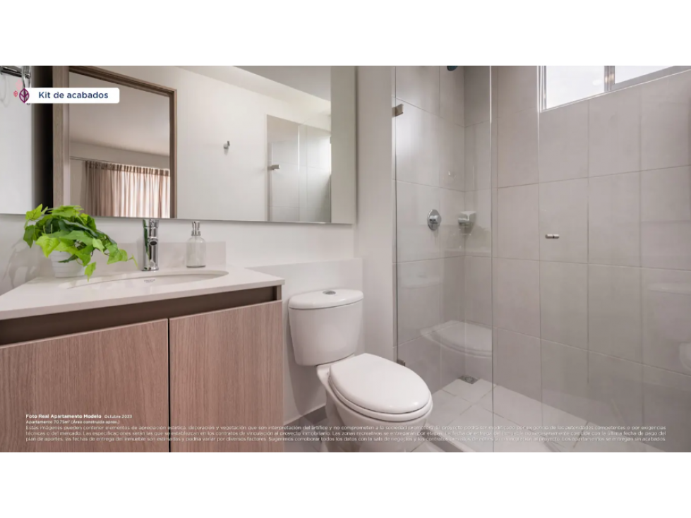 Apartamento en venta Rionegro Ojo de agua en obra gris — foto 6