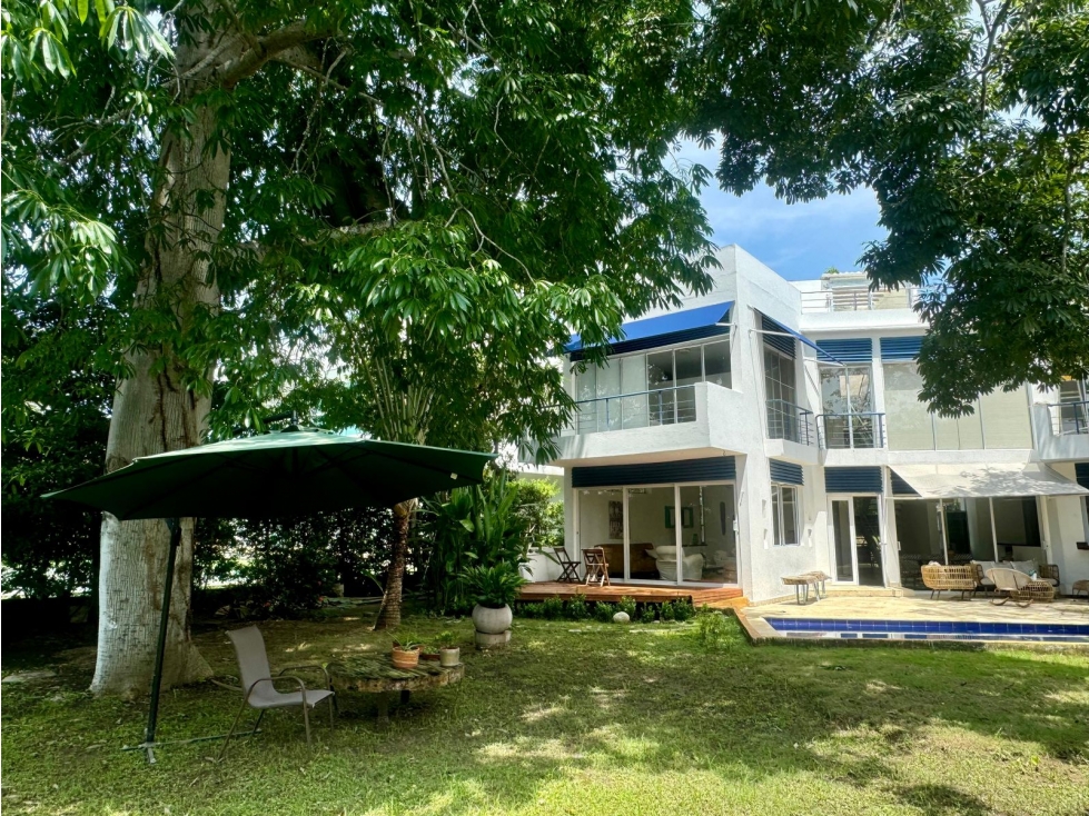 CASA EN UNIDAD CON PLAYA PRIVADA/ MANZANILLO/ CARTAGENA