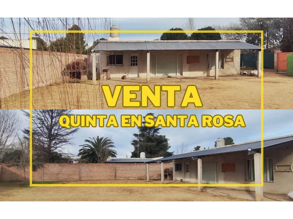 VENTA: Casa Quinta 2 Dormitorios en Santa Rosa - 2