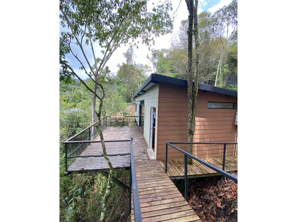 CABAÑA RUSTICA EN EL BOSQUE EN RENTA EL TABLAZO