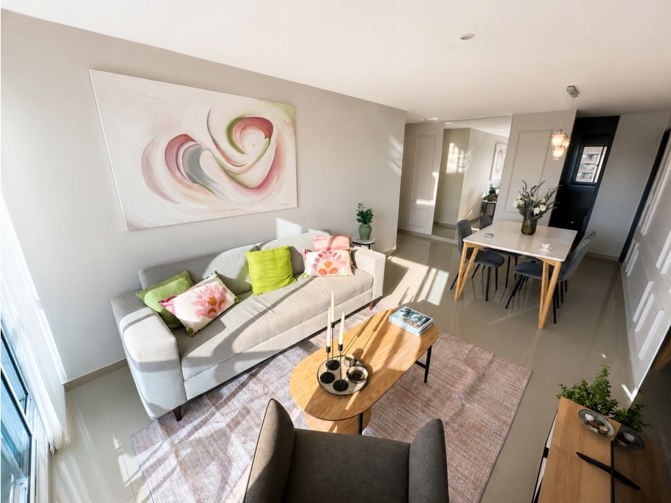 APARTAMENTO EN ARRIENDO AMOBLADO EN LOS ALPES - EDIFICIO MIRADOR 42G