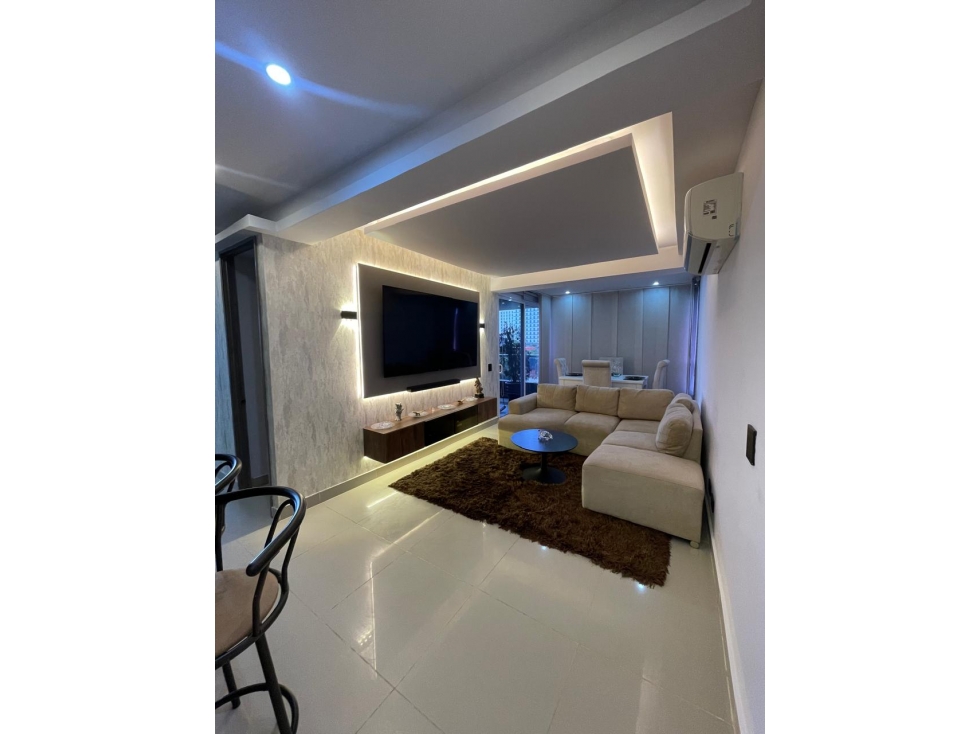 LINDO APTO AMOBLADO EN BARRIO LA CASTELLANA -ED OCEANA 52 — foto 3
