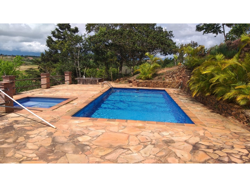 VENTA PERMUTA CASA CAMPESTRE MESA DE LOS SANTOS SANTANDER COD:323 - 1