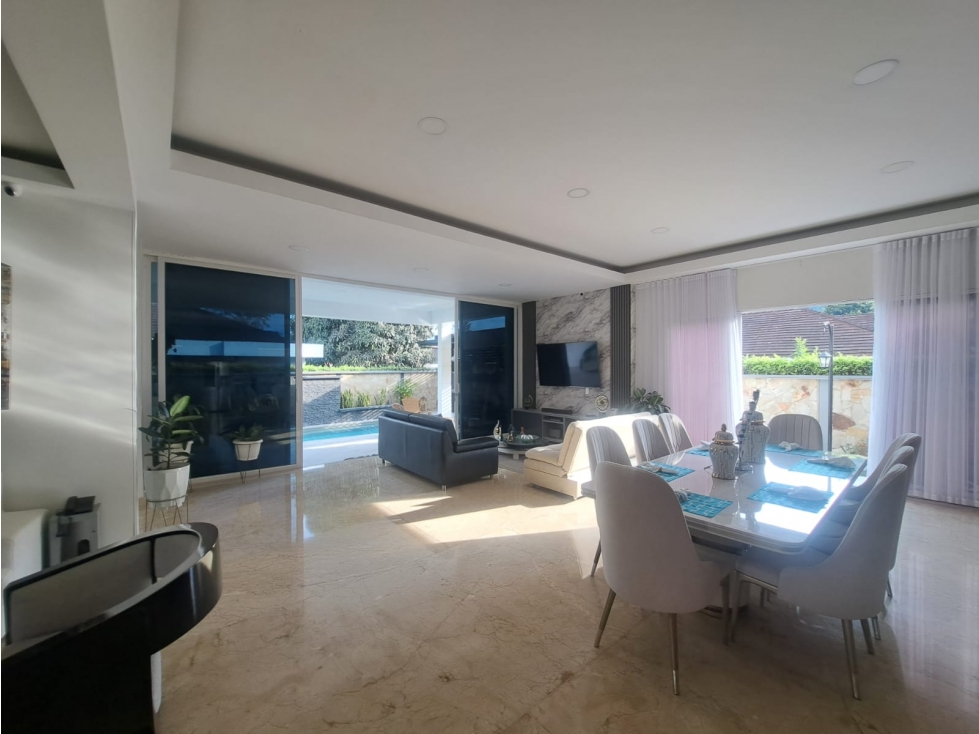 VENTA PERMUTA CASA CAMPESTRE CONJUNTO CERRADO PIEDECUESTA COD:1212 - 6