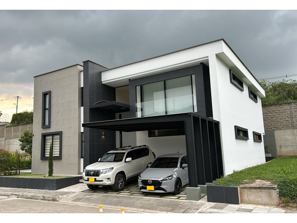 VENTA PERMUTA CASA MINIMALISTA CONJUNTO CERRADO RUITOQUE BAJO COD:1328 - 6