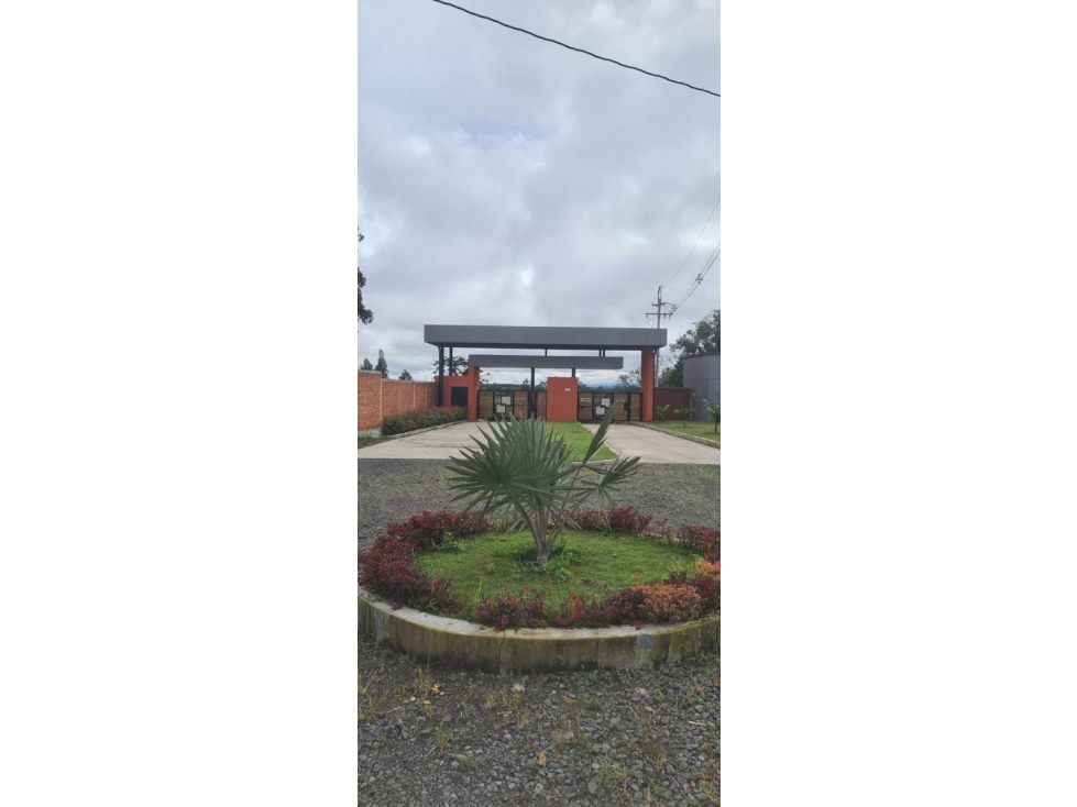 Parcela en la parcelación San Cristóbal