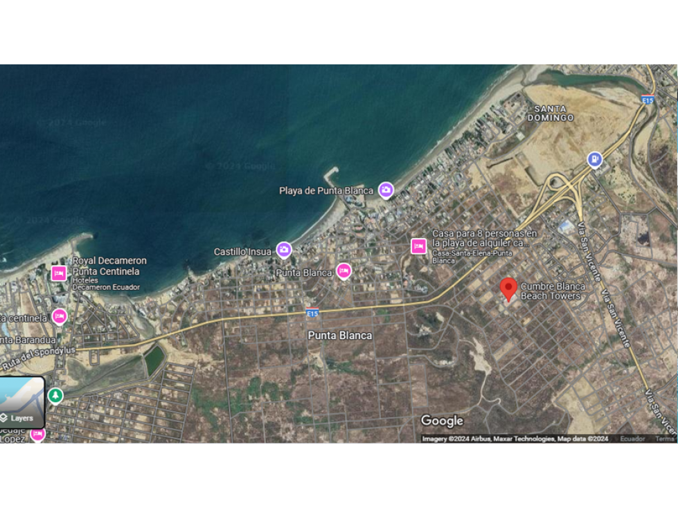 DEPARTAMENTO EN LA PLAYA DE LUJO EN VENTA PUNTA BLANCA SANTA ELENA - 3