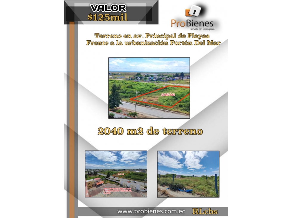 TERRENO EN AV. PRINCIPAL DE PLAYAS - 5