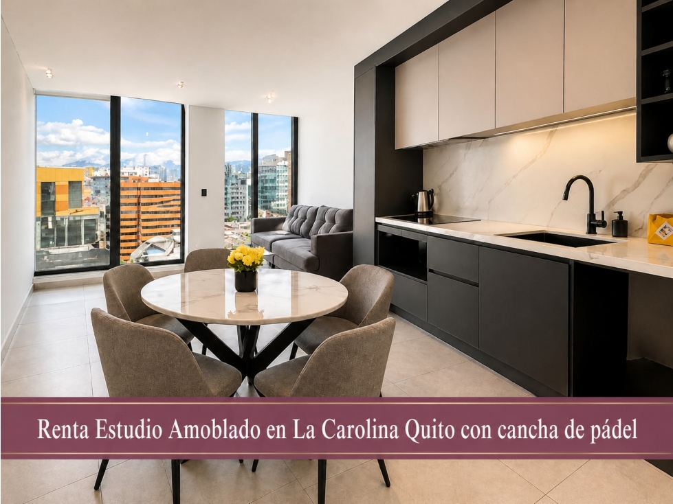 Rento Mini Suite amoblada en Quito cercal al Parque La Carolina — foto 2