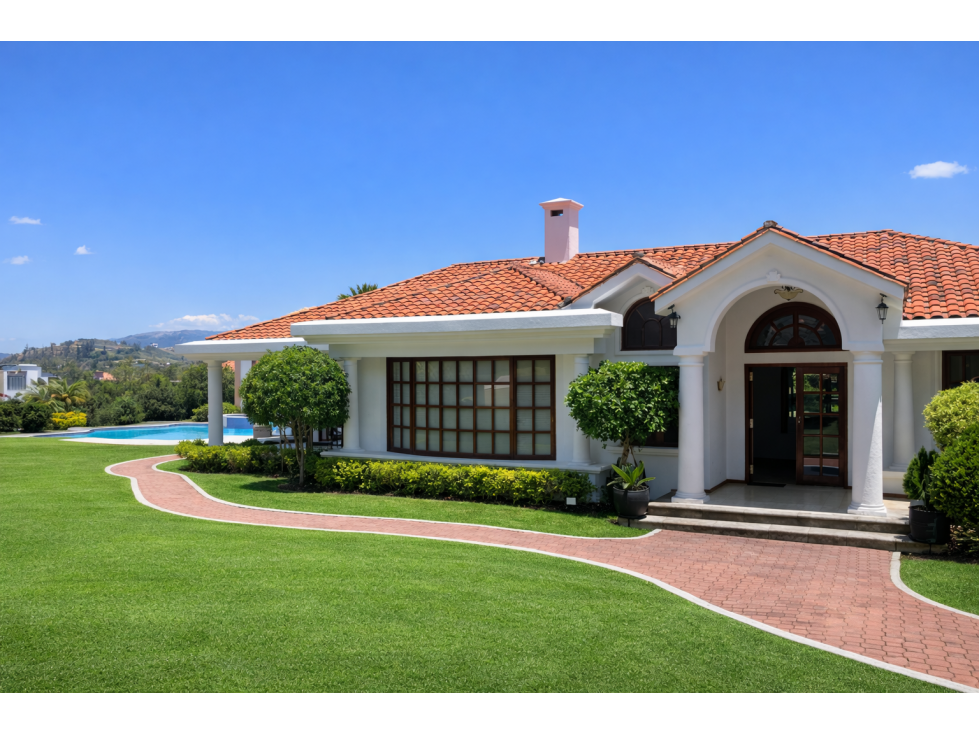 Casa con Piscina en Venta Cumbayá 2.000 m2 Terreno Quito Ecuador