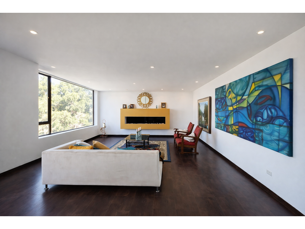 Departamento Amoblado en Renta González Suárez Quito | 3 hab | Vista — foto 2