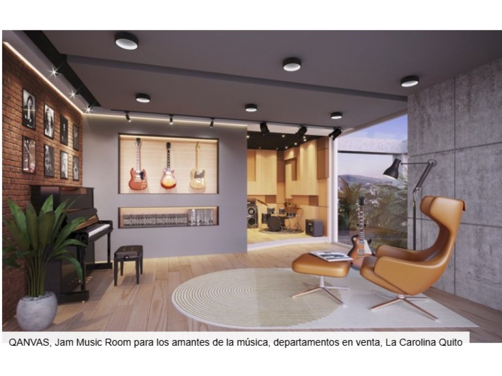 Suite Moderna en Venta en La Carolina Quito Edificio QANVAS