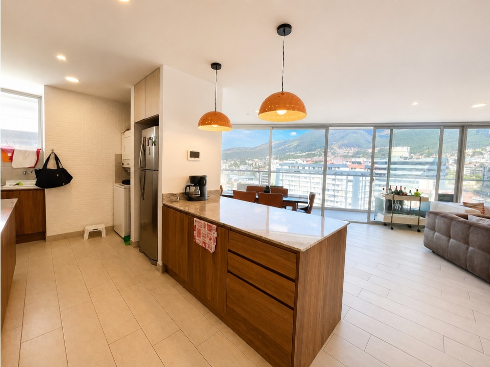 Rento Departamento amoblado cerca La Carolina Edificio One Quito — foto 5