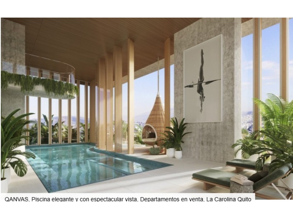 Suite Moderna en Venta en La Carolina Quito Edificio QANVAS — foto 3