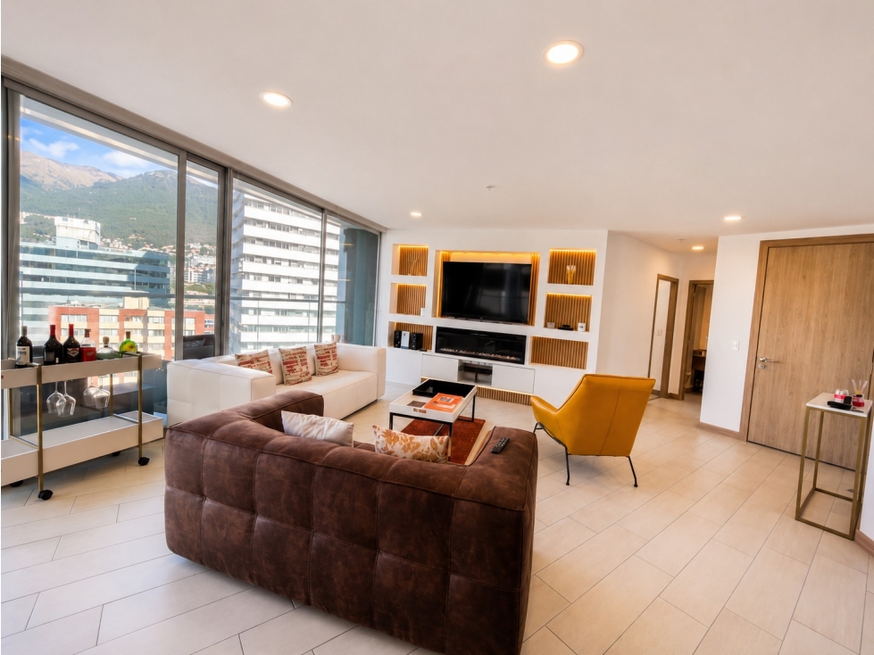 Rento Departamento amoblado cerca La Carolina Edificio One Quito — foto 4