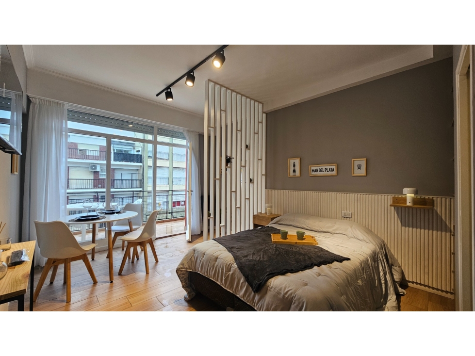 DEPARTAMENTO DE 1 AMBIENTE CON BALCÓN TERRAZA BELGRANO 2200 - 3