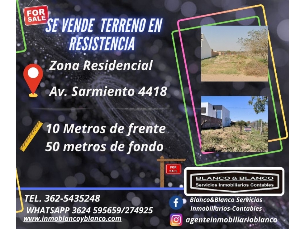 Se Vende terreno de 10x50 - 1