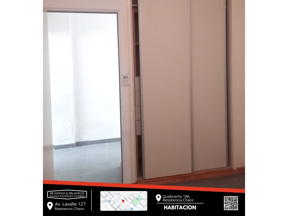 Quebracho 186. Departamento planta baja - 2