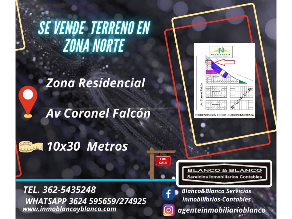 Se Vende terreno de 10x30 en Barrio Norte - 2