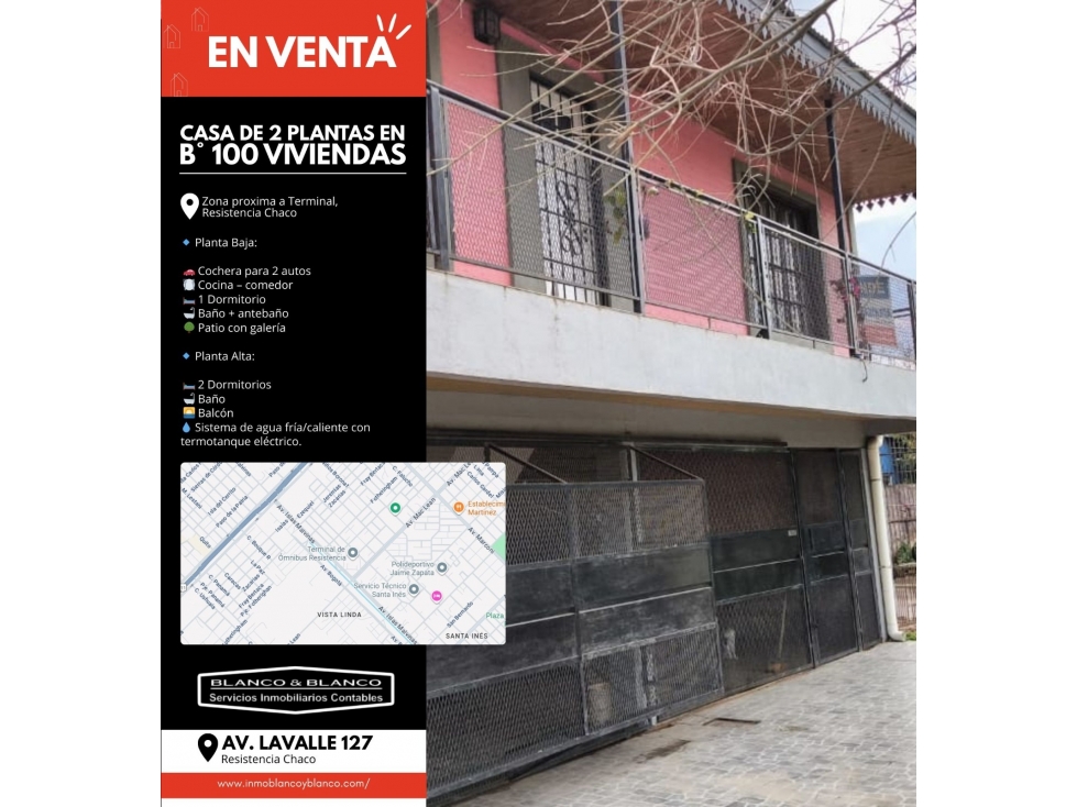 ¡VENTA! Casa de 2 Plantas en BÂ° 100 Viviendas — foto 3