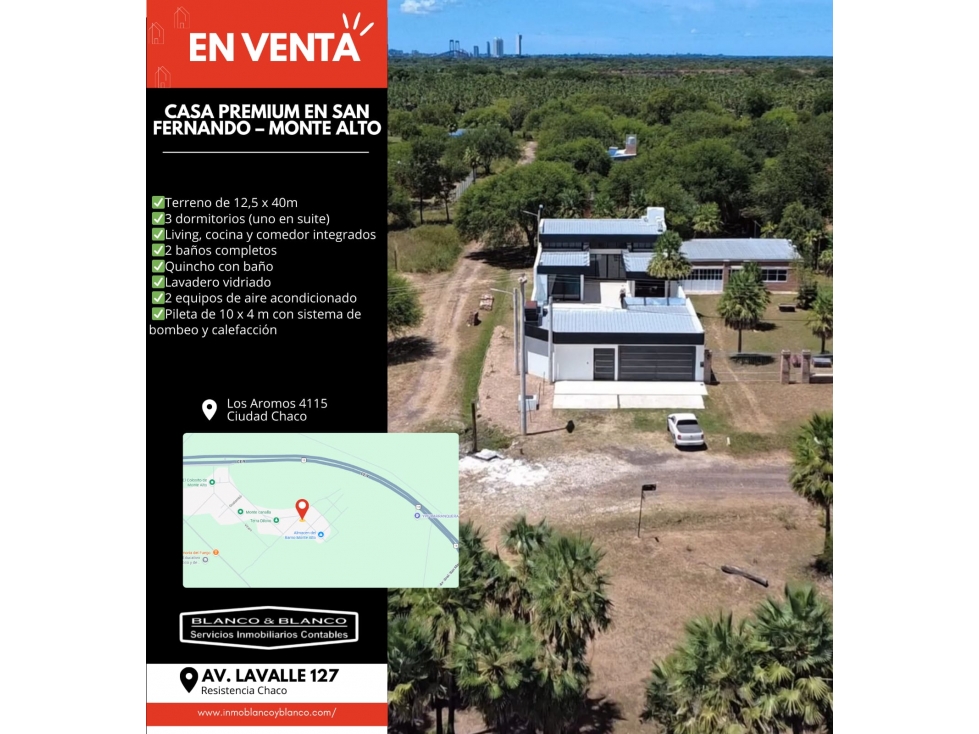 CASA PREMIUM EN SAN FERNANDO MONTE ALTO