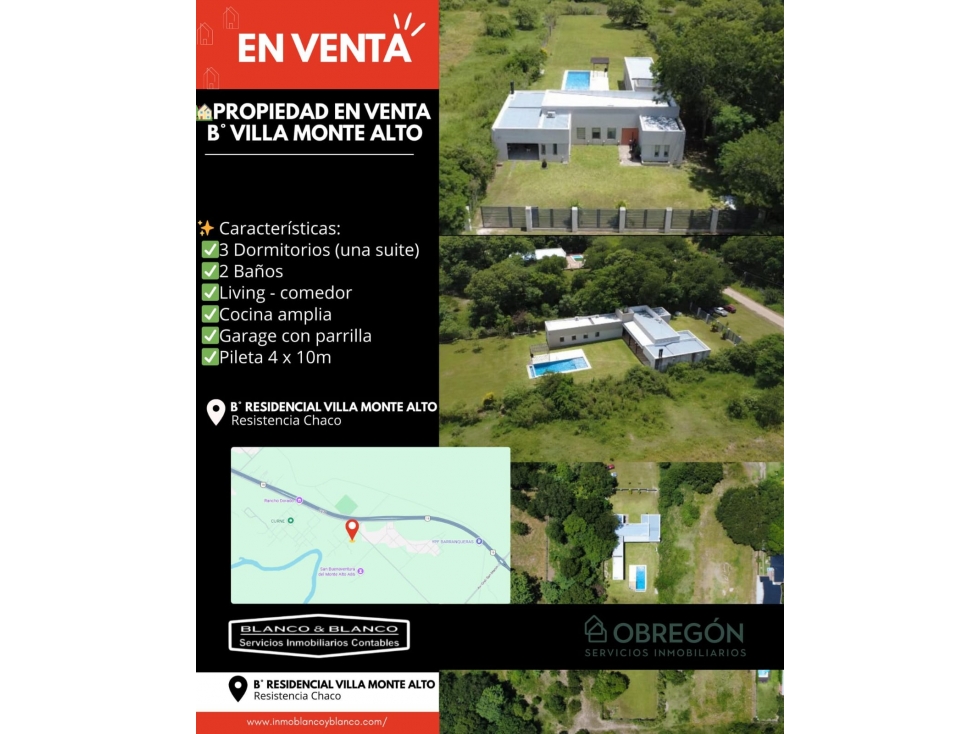 Propiedad en venta Barrio Villa Monte Alto
