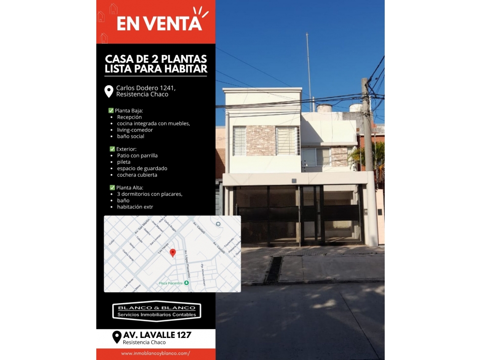 Carlos Dodero 1241. Casa de 2 Plantas Lista para Habitar