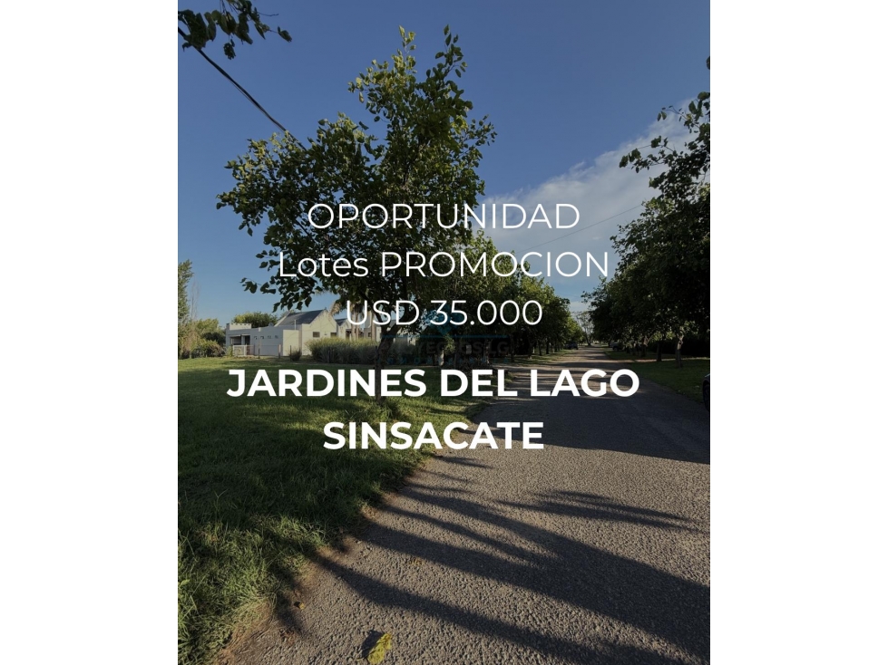 VENTA | LOTE EN JARDINES DEL LAGO- SINSACATE - 1