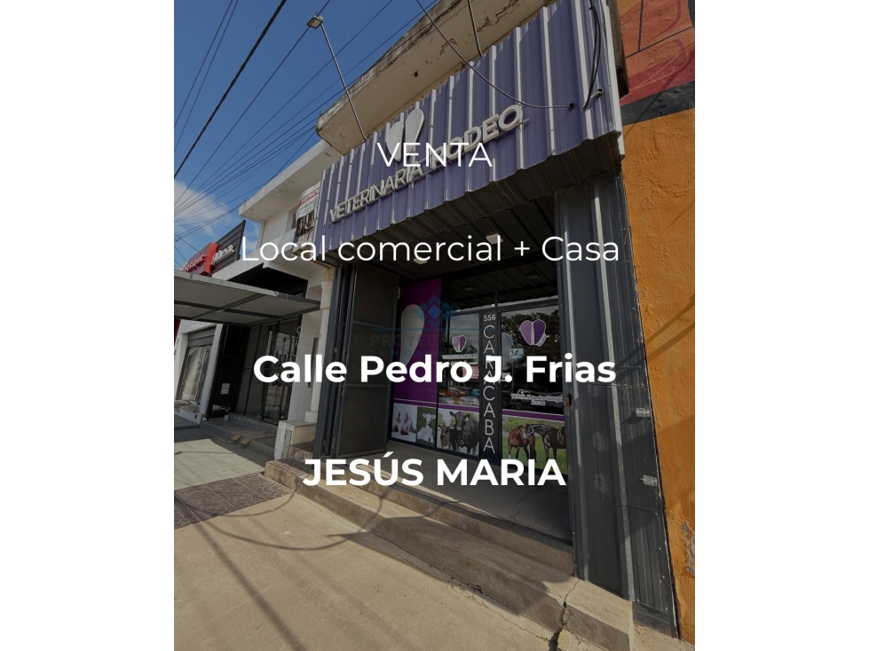 VENTA-PROPIEDAD MIXTA: COMERCIO + VIVIENDA- JESUS MARIA