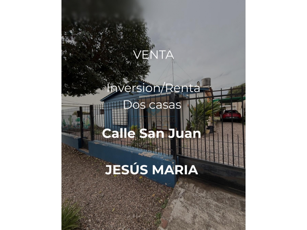 VENTA- DOS CASAS EN UNO- JESUS MARIA