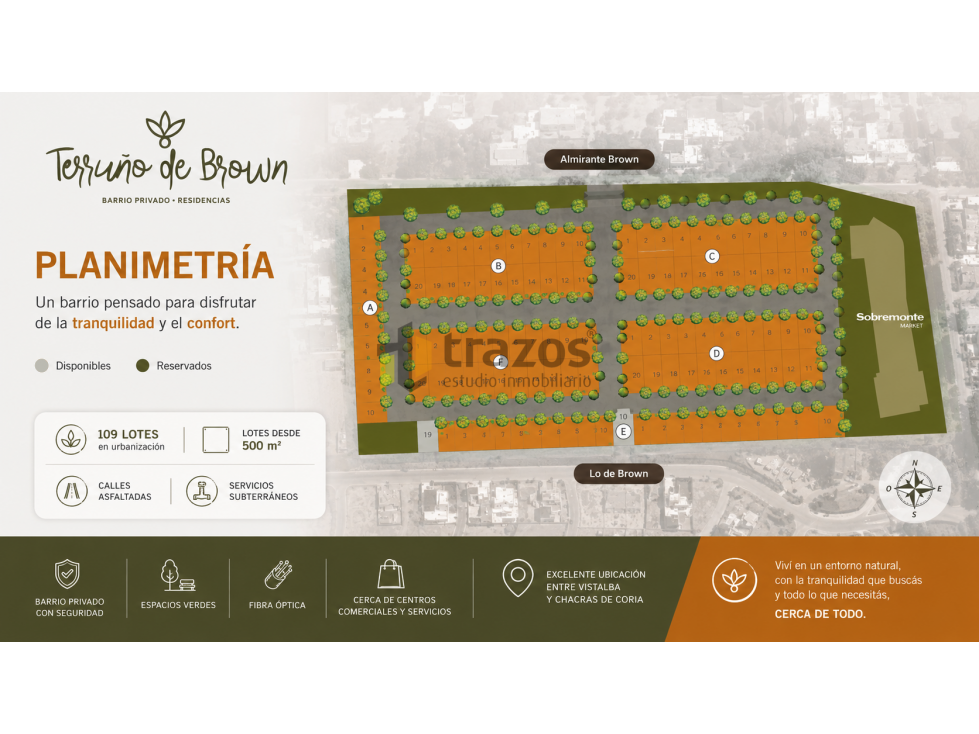Lotes en Terruño de Brown | Barrio Privado Chacras de Coria - 5