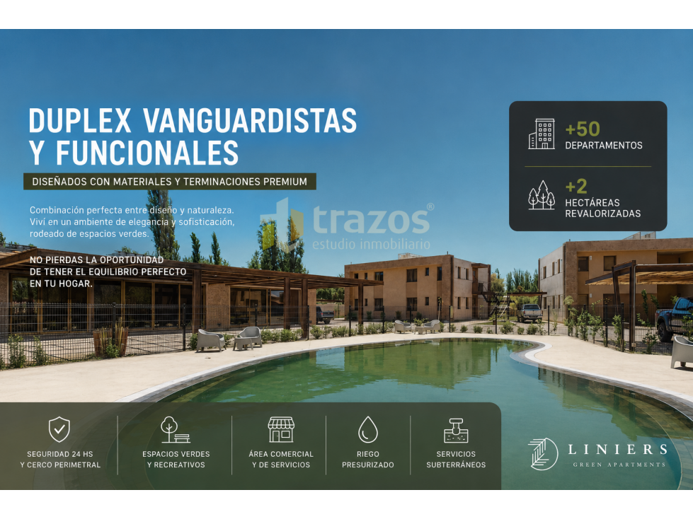 Departamentos y Dúplex en Liniers Green Apartments - Chacras de Coria - 1
