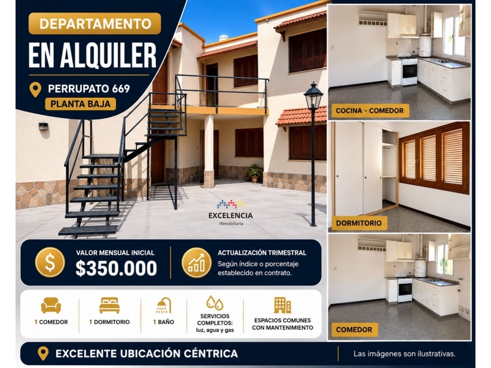 Dpto. Calle Perrupato - 1