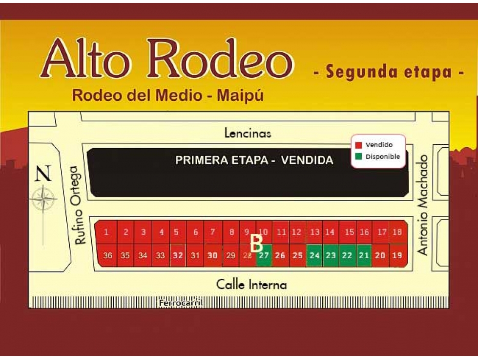 LOTES 200 M2 EN VENTA - RODEO DEL MEDIO - MAIPU - 1