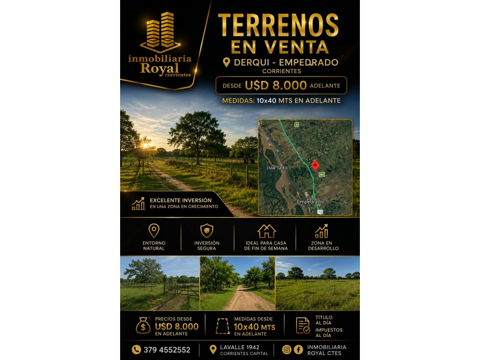 Venta de Loteos en Empedrado -Ofertas - 1