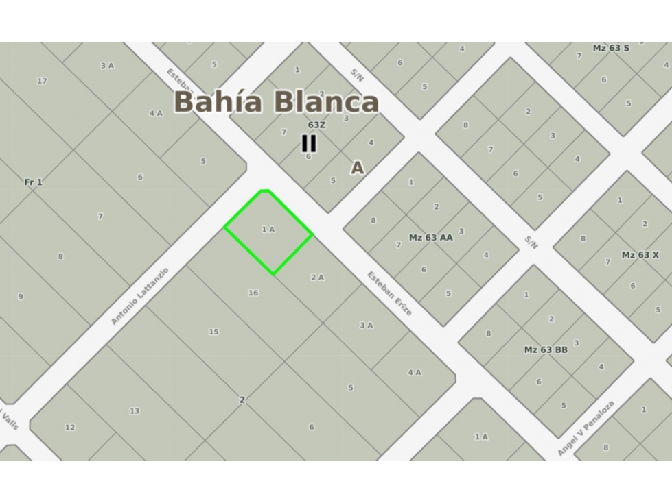 terreno en venta en villa belgrano bahía blanca - 1