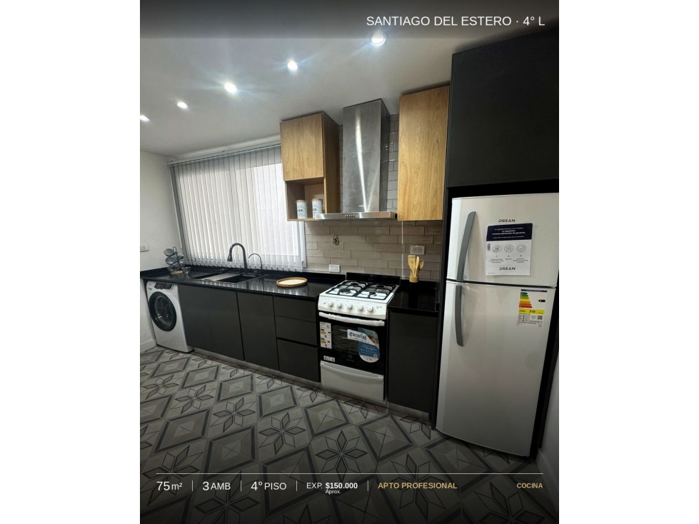 3 AMBIENTES MUY AMPLIO RECICLADO A NUEVO - SANTIAGO DEL ESTERO 2329 - 6