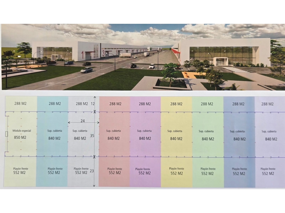 Venta Galpon sobre lote de 1680 m2 y 840 mts cub. - 1