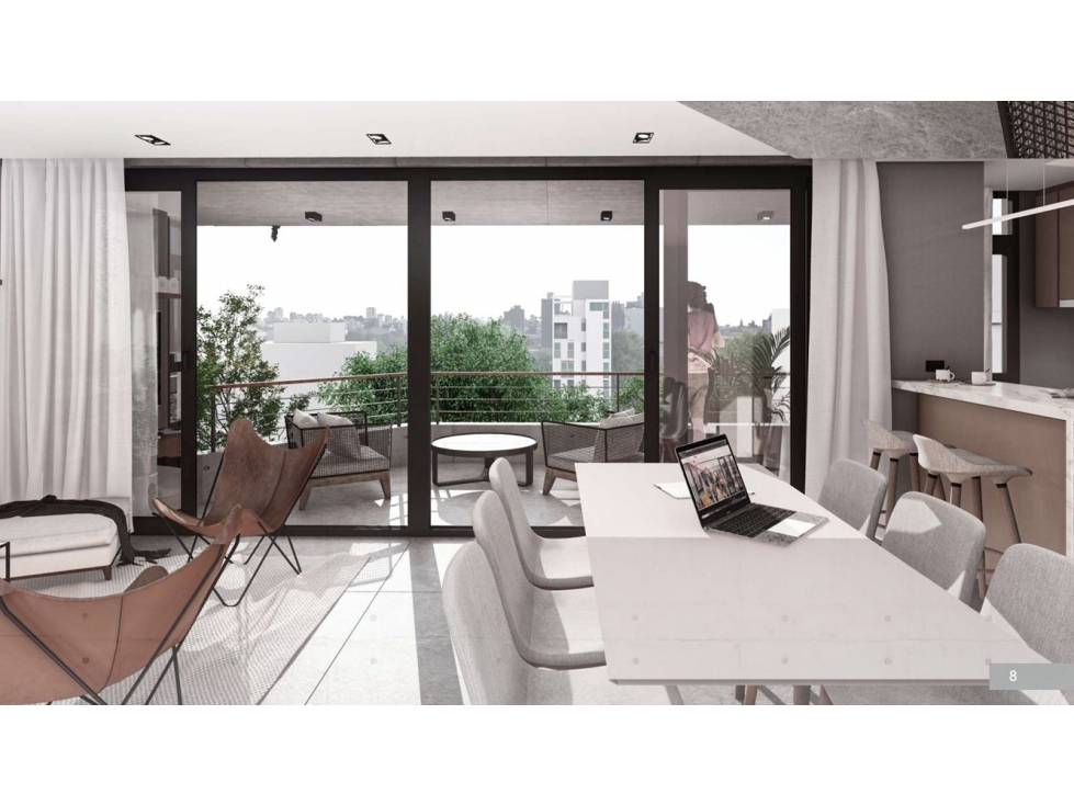 Venta Departamento 2 ambientes con cochera descubierta.