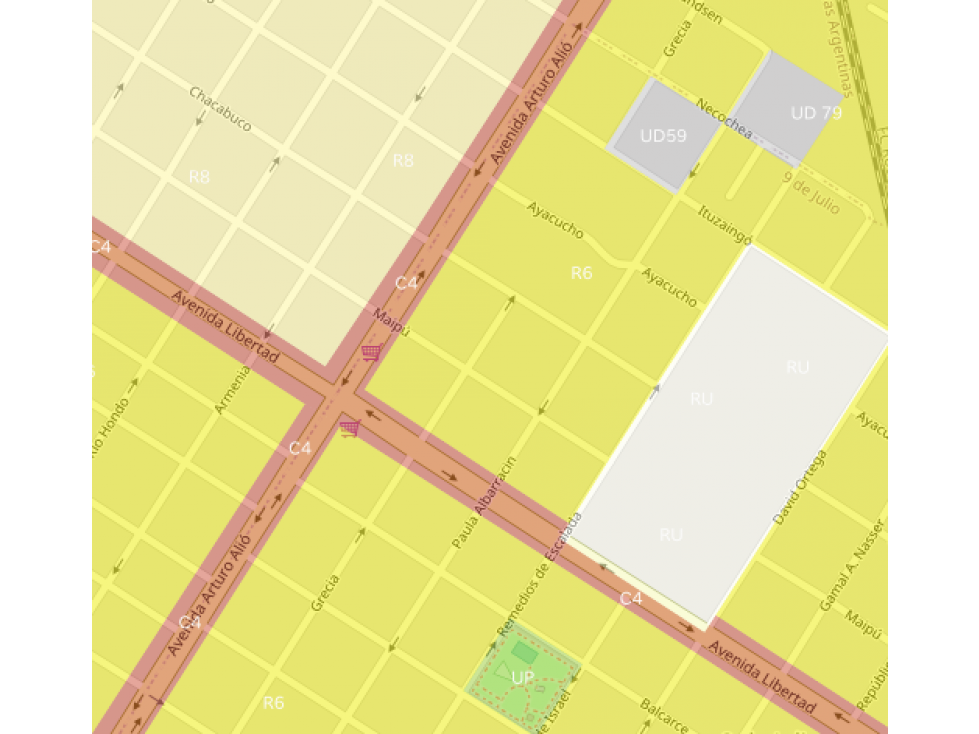 LOTE 432 M2. Sobre Av. Arturo Alio y Maipú - Esquina — foto 3