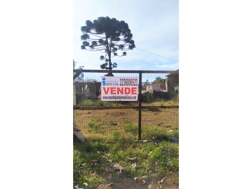 LOTE 432 M2. Sobre Av. Arturo Alio y Maipú - Esquina