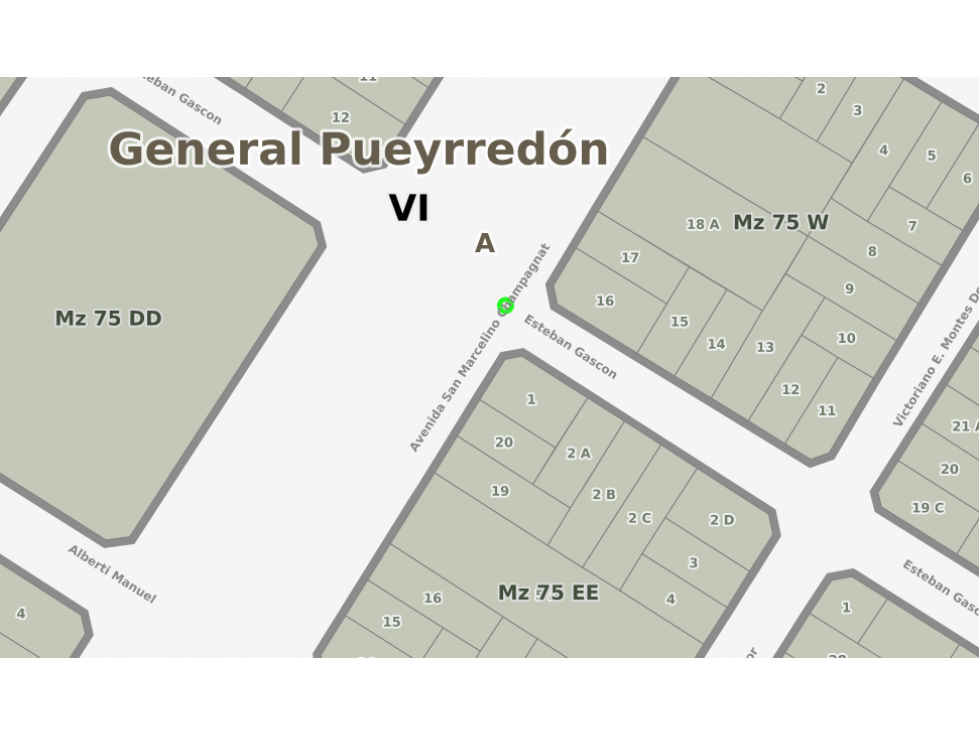 Lote de esquina 284M2 - Av. M. Champagnat y Gascón - 2