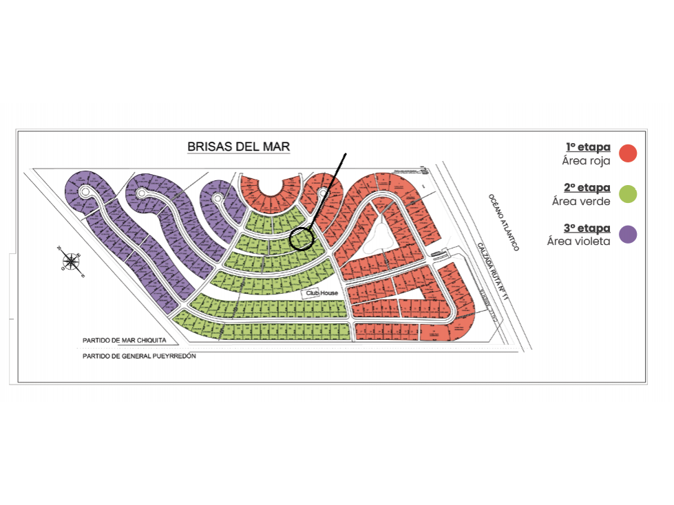 Lote de 700m2 - FINANCIADO- Barrio Privado Brisas del Mar Country Club — foto 3