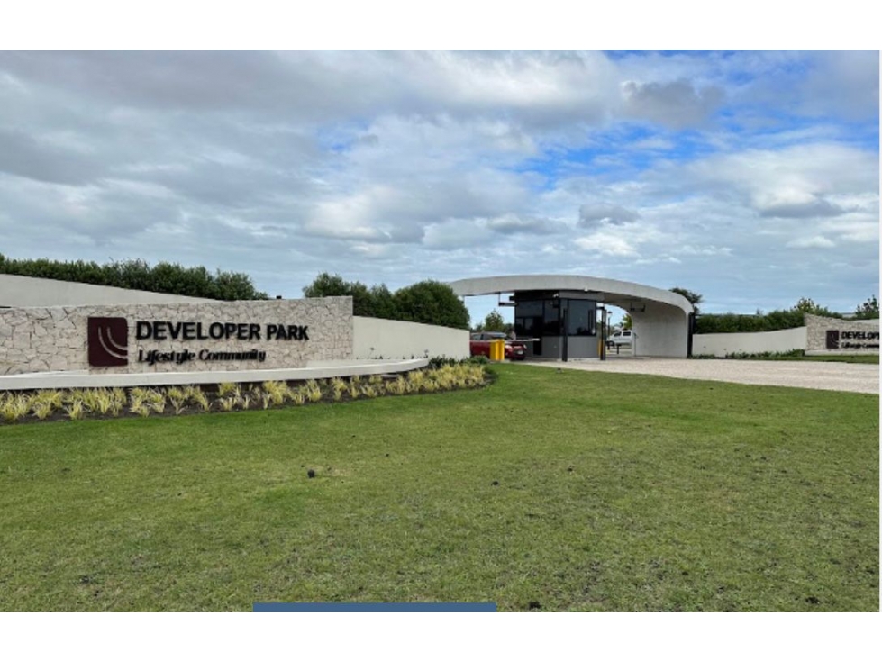 VENTA LOTE BARRIO PRIVADO - DEVELOPER PARK - 1