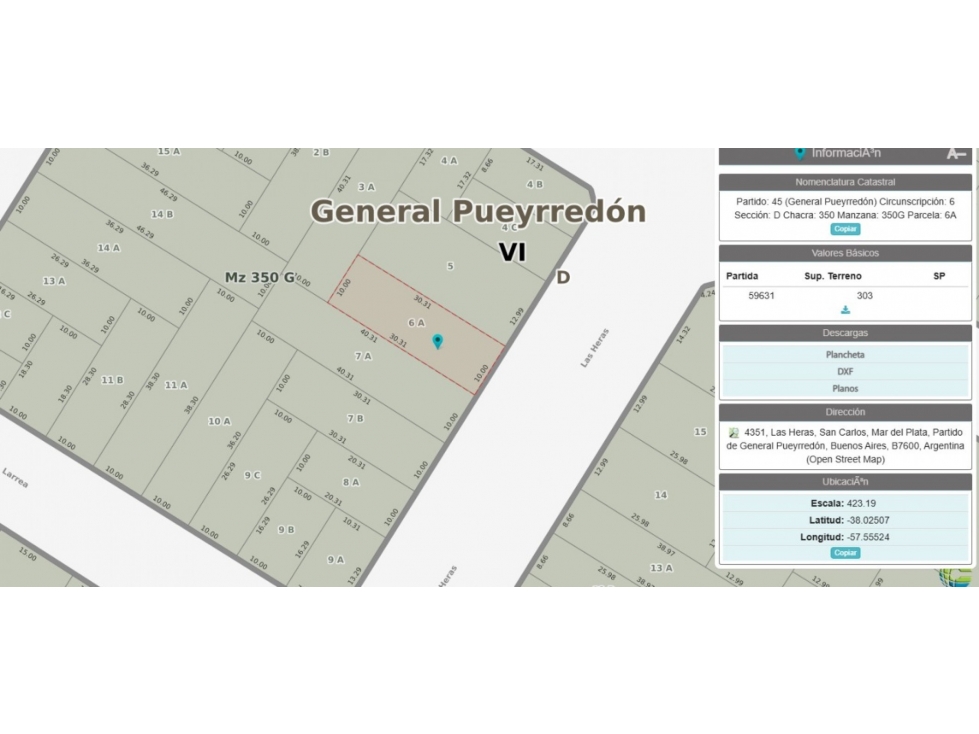 Venta - Terreno San Carlos - Toma en Parte de Pago - Calle Las Heras - 6
