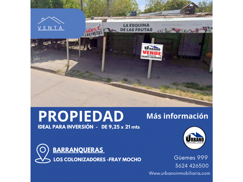 PROPIEDAD - BARRANQUERAS - 1