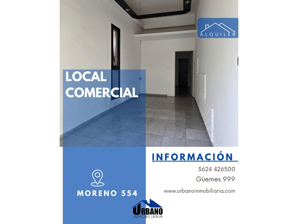 LOCAL COMERCIAL - MORENO N° 554 - 1