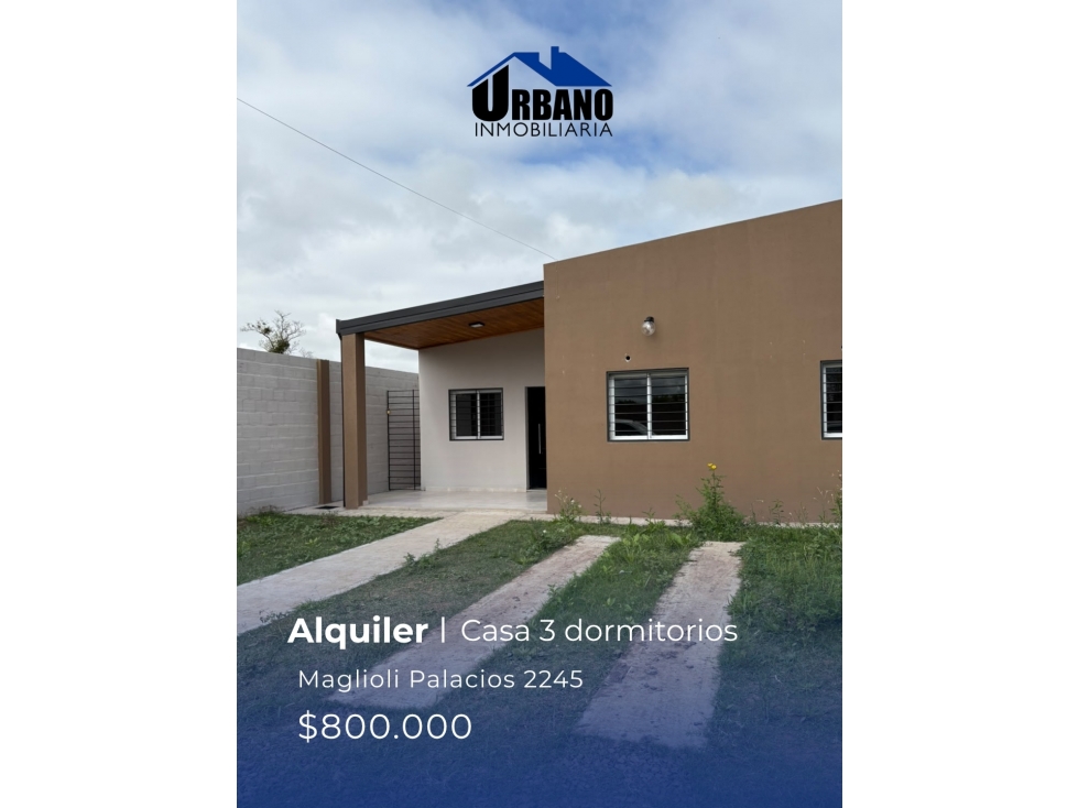 MAGLIOLI PALACIOS 2245 - CASA 3 DORMITORIOS